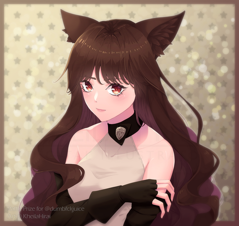 Art raffle prize for @/dumbfckjuice