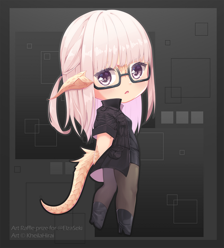 Art Raffle Prize for @/ElzaSeki